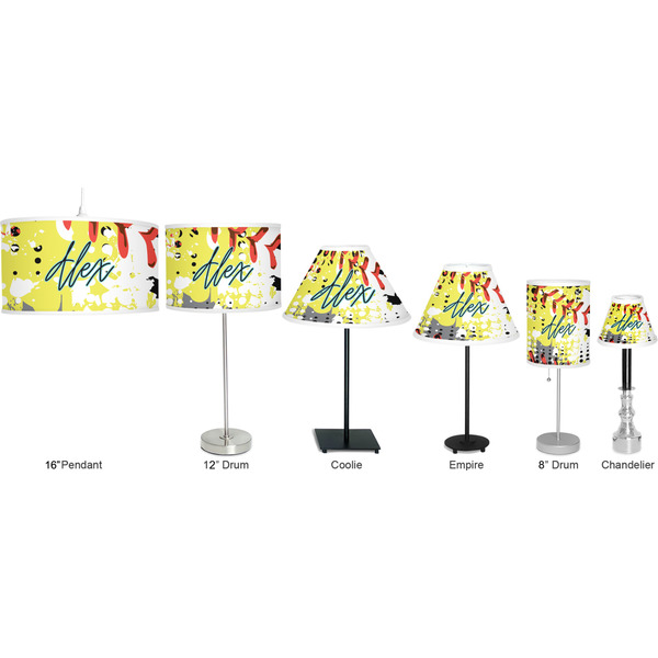 Softball Lamp Full View Size Comparison