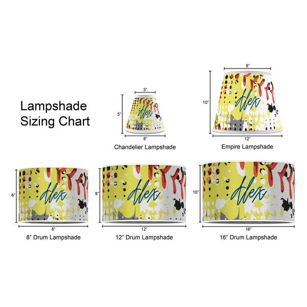 Softball Lampshade Sizing Chart