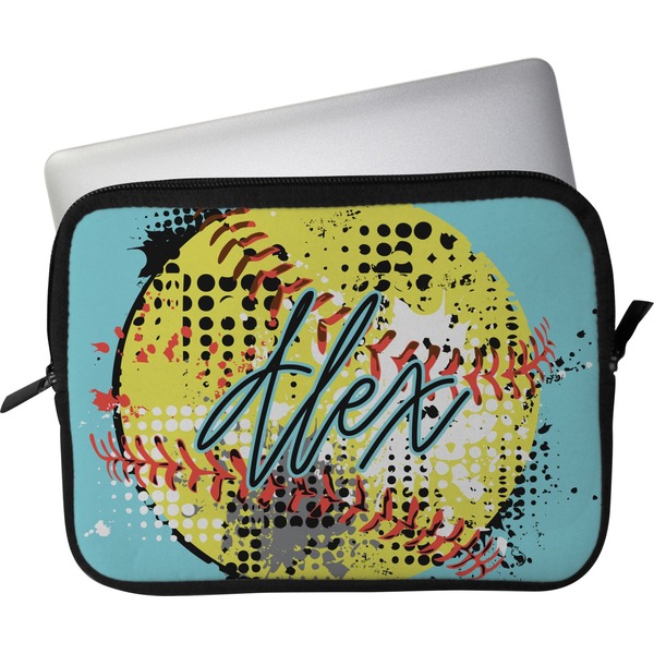 Custom Softball Laptop Sleeve / Case (Personalized)