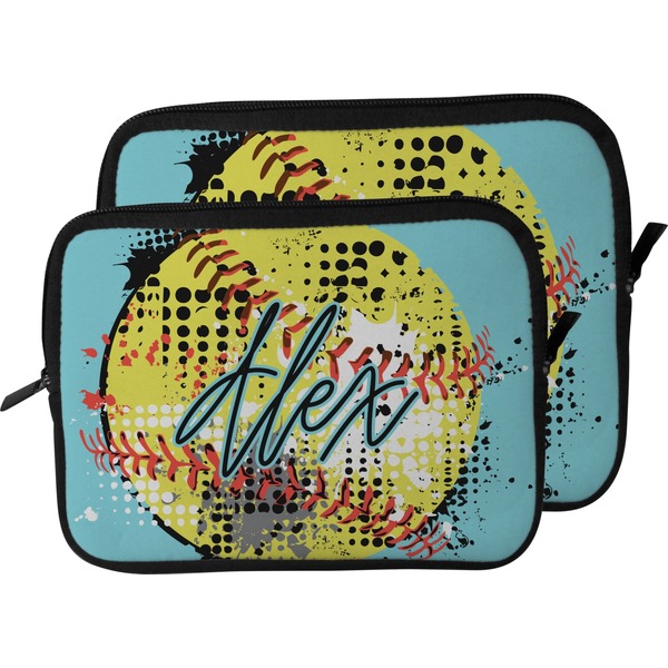 Softball Laptop Sleeve (Size Comparison)