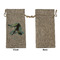 Softball Large Burlap Gift Bags - Front Approval