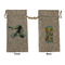 Softball Large Burlap Gift Bag - Front & Back (Personalized)