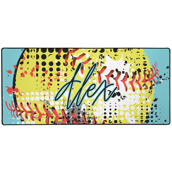 Custom Softball Gaming Mouse Pad (Personalized)