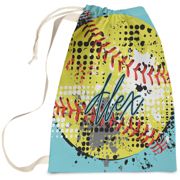Custom Softball Laundry Bag (Personalized)