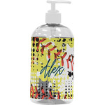 Softball Plastic Soap / Lotion Dispenser (16 oz - Large - White) (Personalized)
