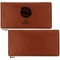 Softball Leather Checkbook Holder Front and Back Single Sided - Apvl