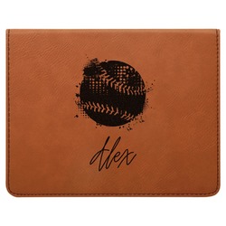 Softball Leatherette 4-Piece Wine Tool Set (Personalized)