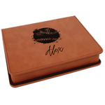 Softball Leatherette 4-Piece Wine Tool Set (Personalized)