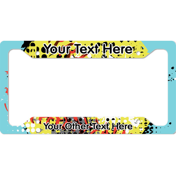 Custom Softball License Plate Frame - Style A (Personalized)