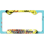 Softball License Plate Frame - Style C (Personalized)