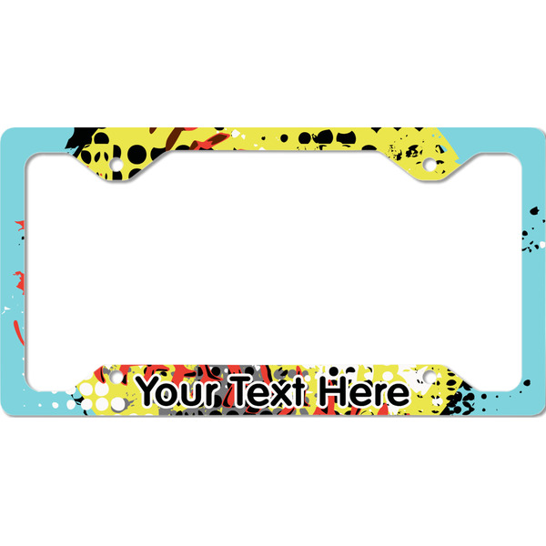 Custom Softball License Plate Frame - Style C (Personalized)