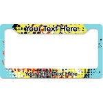 Softball License Plate Frame - Style B (Personalized)