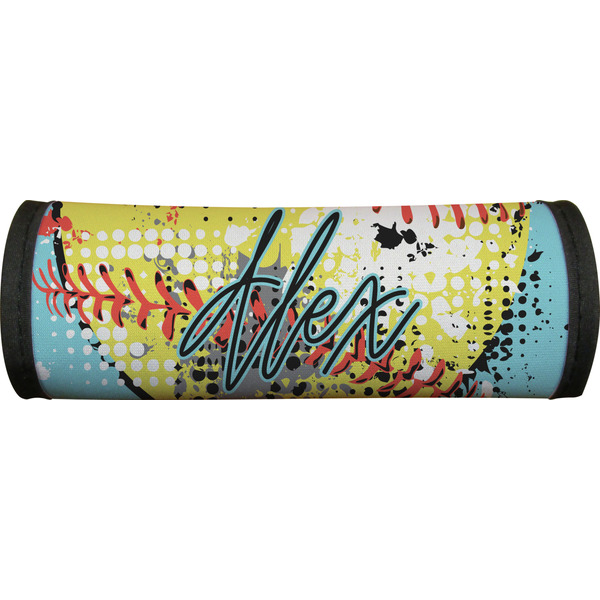 Softball Luggage Handle Wrap