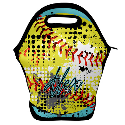 Softball Lunch Bag w/ Name or Text