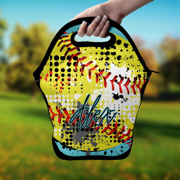 Softball Lunch Bag - Hand