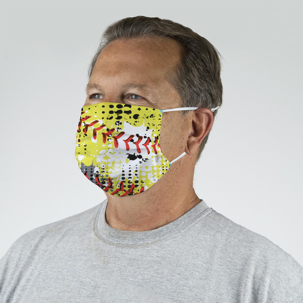 Softball Mask - Quarter View on Guy