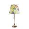 Softball Poly Film Empire Lampshade - On Stand