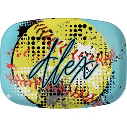 Softball Melamine Platter (Personalized)