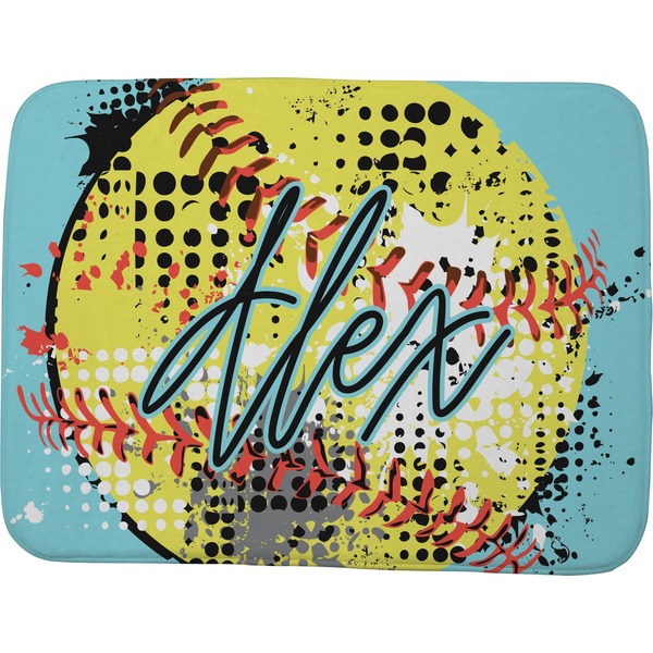 Softball Memory Foam Bath Mat 48 X 36