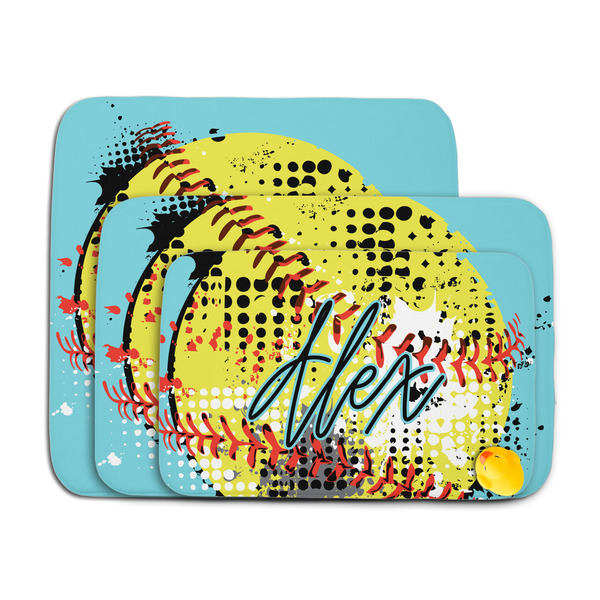 Softball Memory Foam Bath Mat - MAIN PARENT