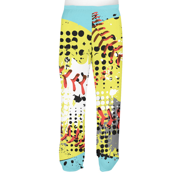 Softball Men's Pjs Back - on model