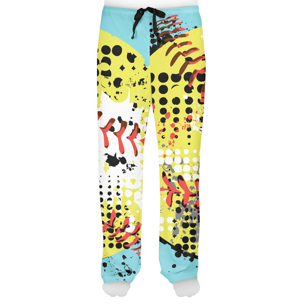 Softball Men's Pjs Front - on model