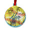Softball Metal Ball Ornament - Double Sided w/ Name or Text