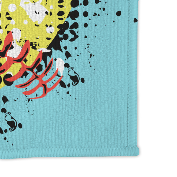 Softball Microfiber Dish Rag - DETAIL