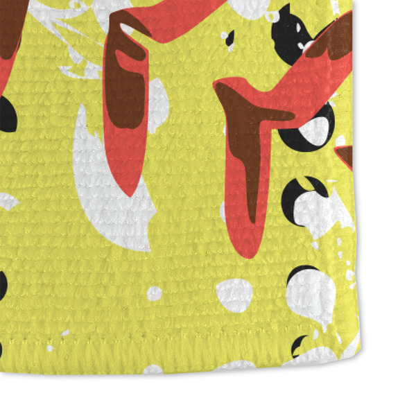 Softball Microfiber Dish Towel - DETAIL