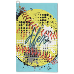 Softball Microfiber Golf Towel (Personalized)