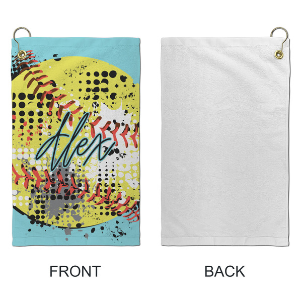 Softball Microfiber Golf Towels - Small - APPROVAL