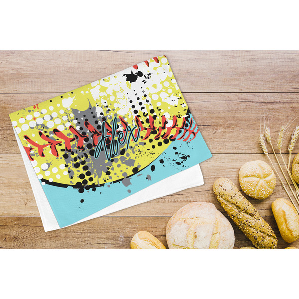 Softball Microfiber Kitchen Towel - LIFESTYLE