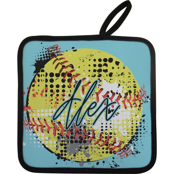 Softball Neoprene Pot Holder