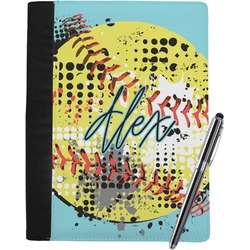 Softball Notebook Padfolio - Large w/ Name or Text