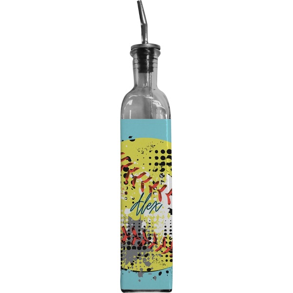 Custom Softball Oil Dispenser Bottle (Personalized)