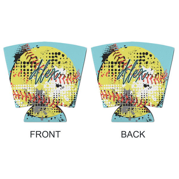 Softball Party Cup Sleeves - with bottom - APPROVAL