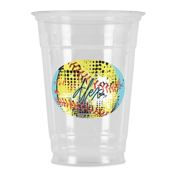 Custom Softball Party Cups - 16oz (Personalized)