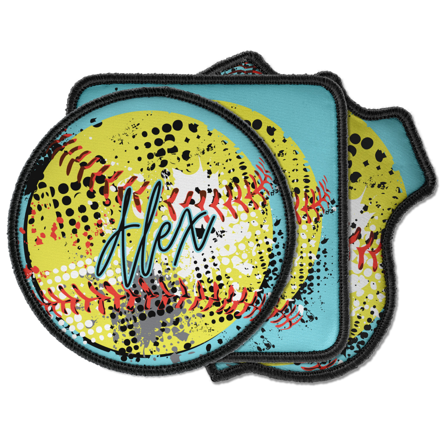 Custom Softball Iron on Patches (Personalized) YouCustomizeIt
