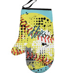 Softball Left Oven Mitt (Personalized)