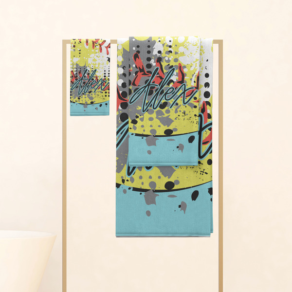 Softball Personalized Towel Set