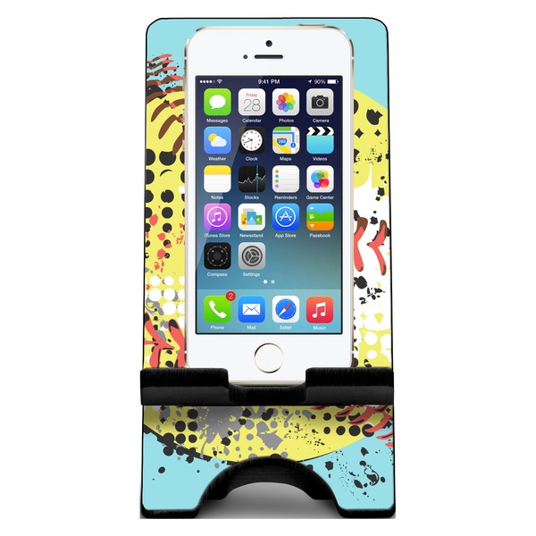 Softball Phone Stand w/ Phone