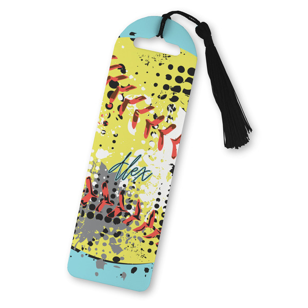 Custom Softball Plastic Bookmark (Personalized)