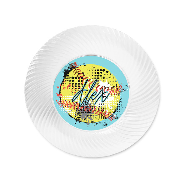 Softball Plastic Party Appetizer & Dessert Plates - Approval