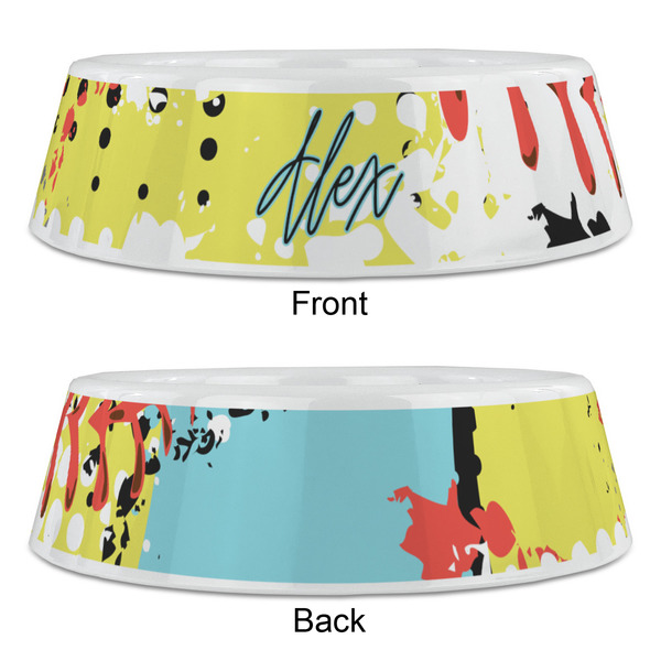 Softball Plastic Pet Bowls - Large - APPROVAL