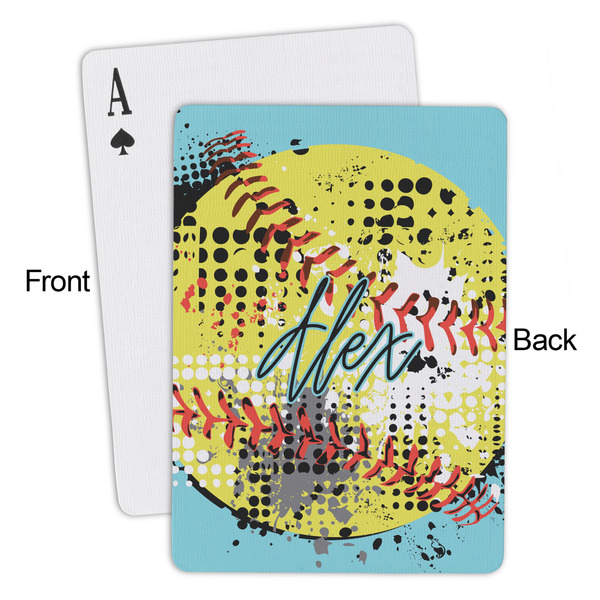 Softball Playing Cards - Approval
