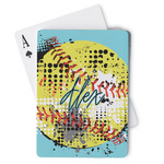 Softball Playing Cards (Personalized)