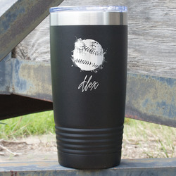Softball 20 oz Stainless Steel Tumbler (Personalized)