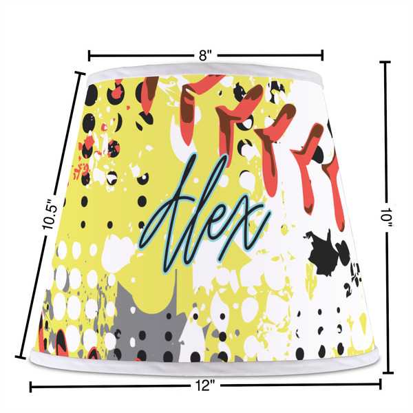 Softball Poly Film Empire Lampshade - Dimensions