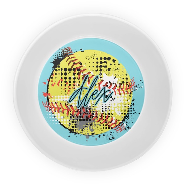 Softball Melamine Bowl - Center