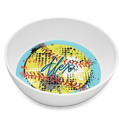 Softball Melamine Bowl - 8 oz (Personalized)